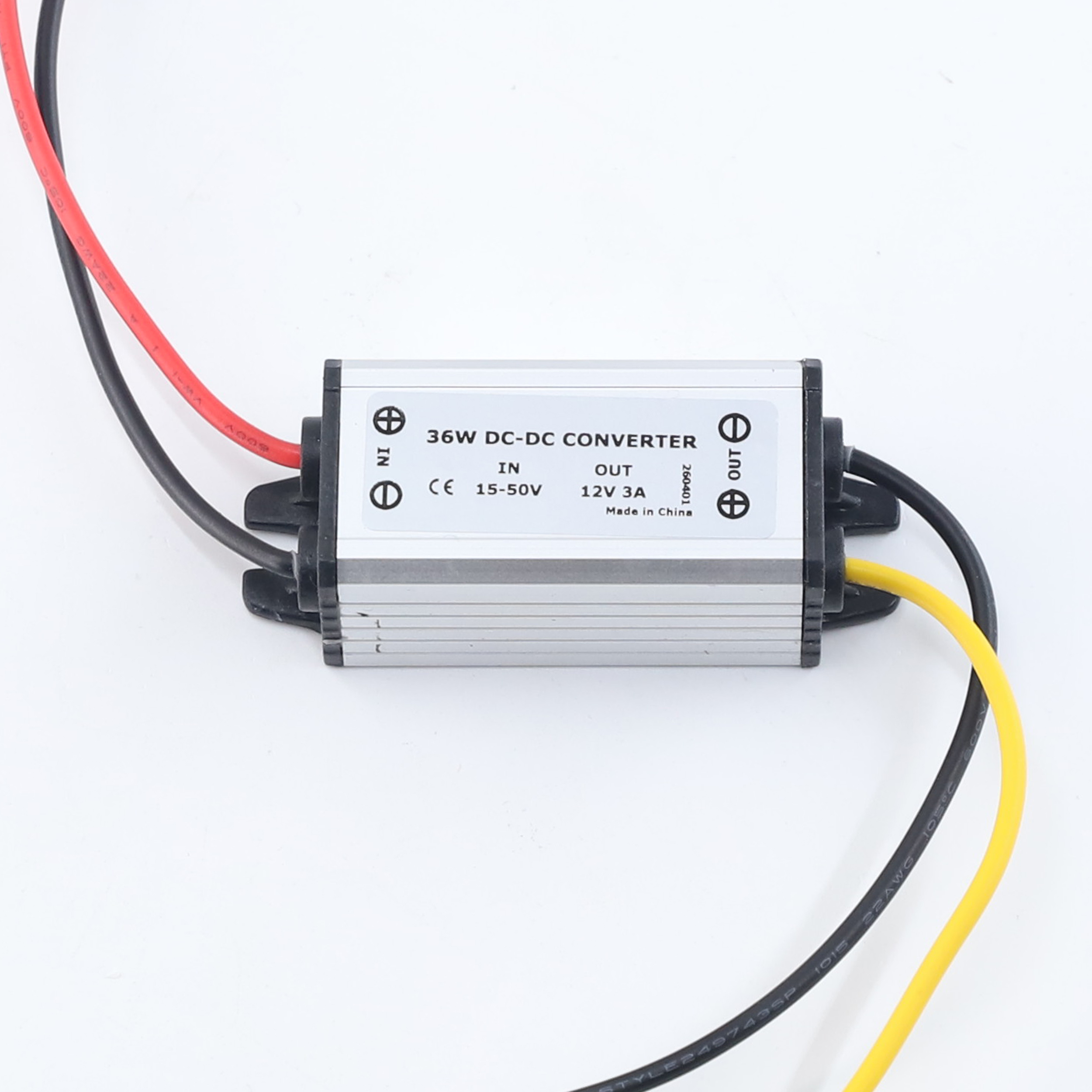 Waterproof 36W DC-DC Converter 24V to 12V Step Power Supply for Industrial Motor Electric Vehicle Home Appliance High Efficiency