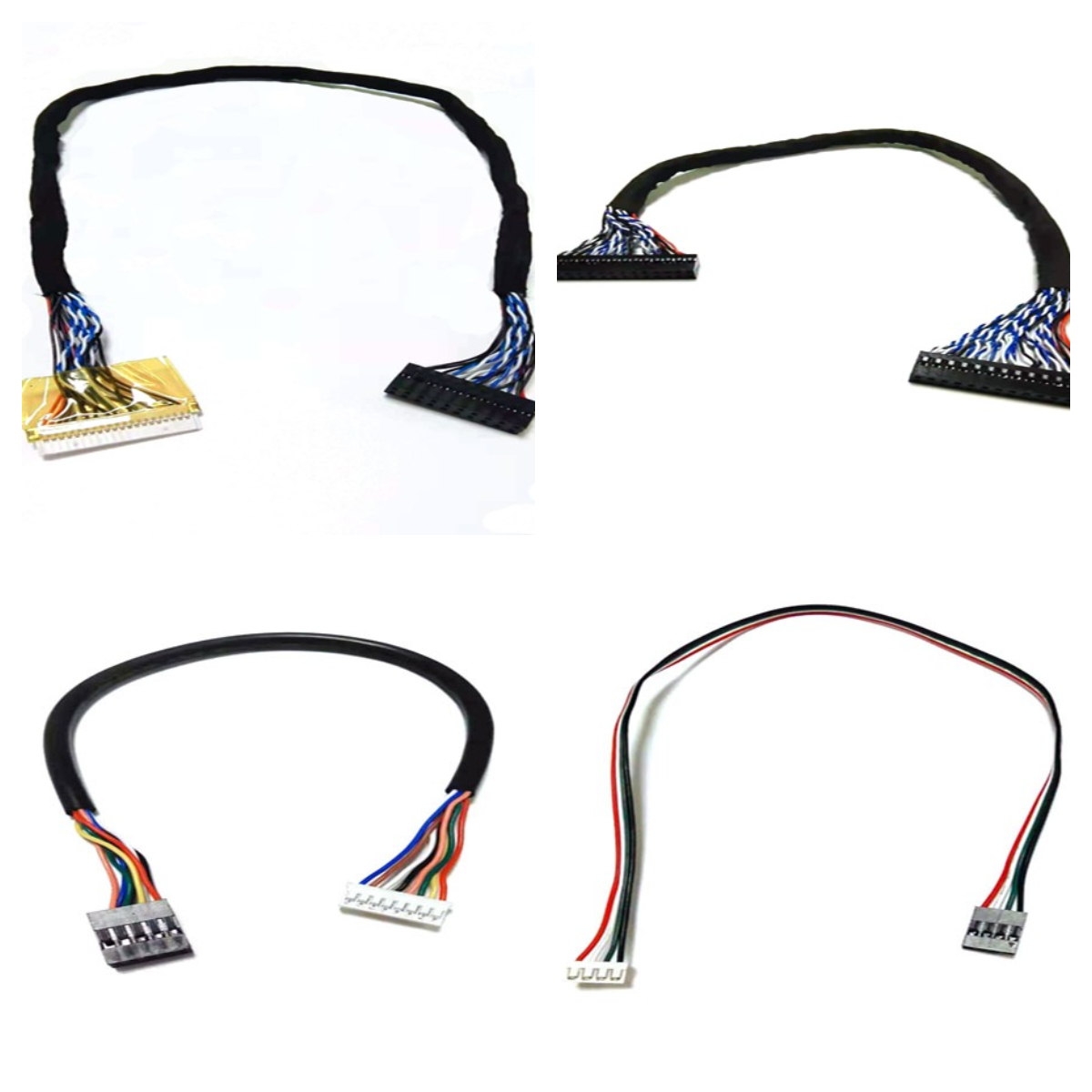 Custom High Voltage DC Male to Female Jack Pigtail Power Cable Wiring Harness IP65 Protection for Electronic Home Appliance Use