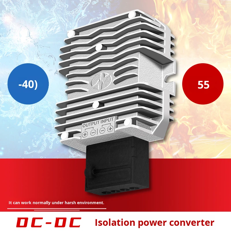 24V 48V 72V to 5V 12V 24V DC-DC Buck Converter 35-100V to 24V Isolated DC-DC Power Converters Vehicle Power Supply