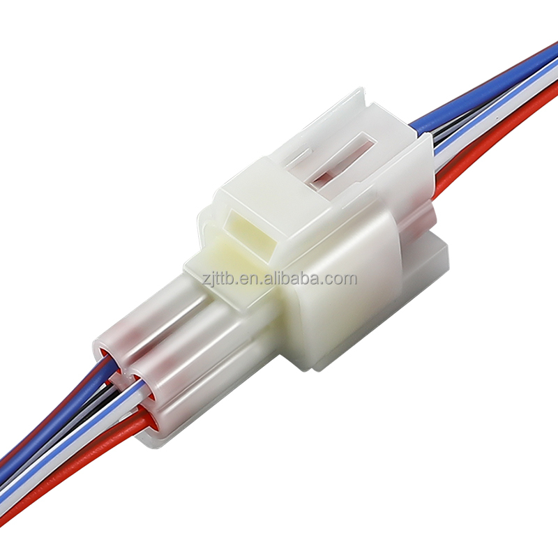 2.3 Automotive Waterproof Connector 6p Electric Vehicle Connector Wiring Terminal 3-hole Male Female Pair Plug Wire Harness Plug