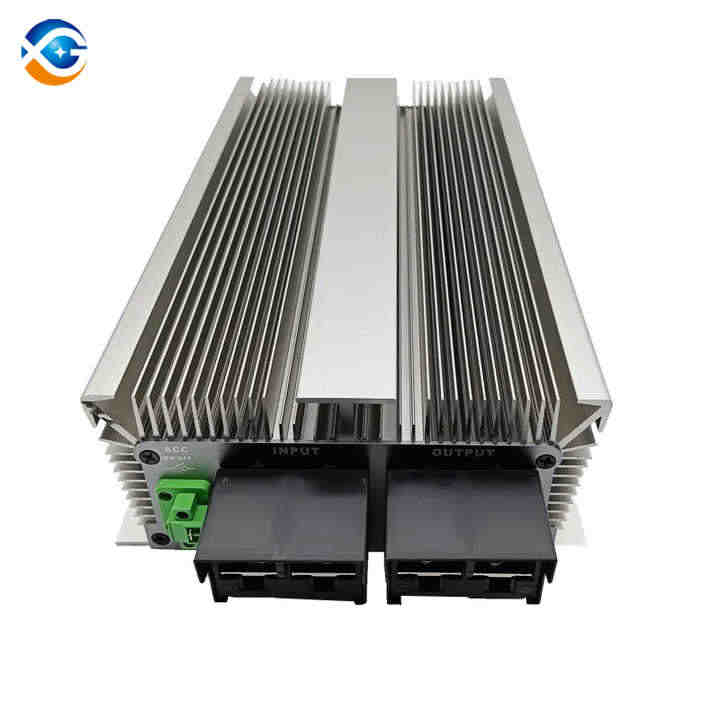 Factory Price Xie Guan 24V 12V 50A DC/DC Converter CE Approved Step Buck Single Output Aluminum 96% Efficiency Wide Range Silver