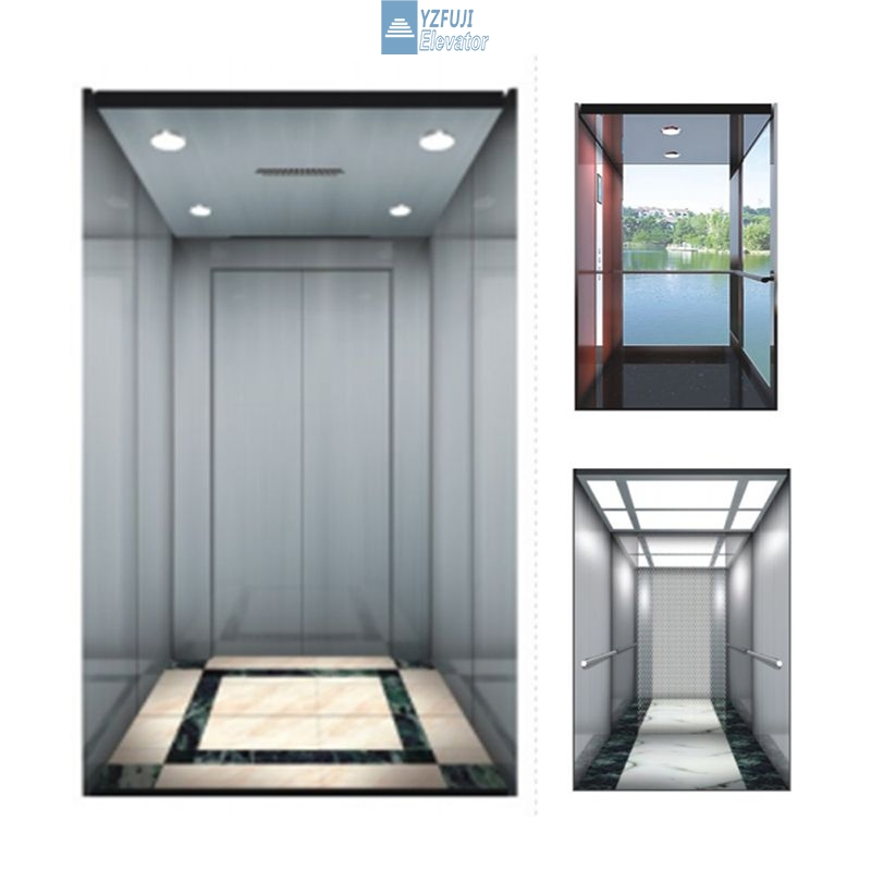 FUJI Customized 1000kg 1350kg 2.5m/S Mr Passenger Elevator Lift
