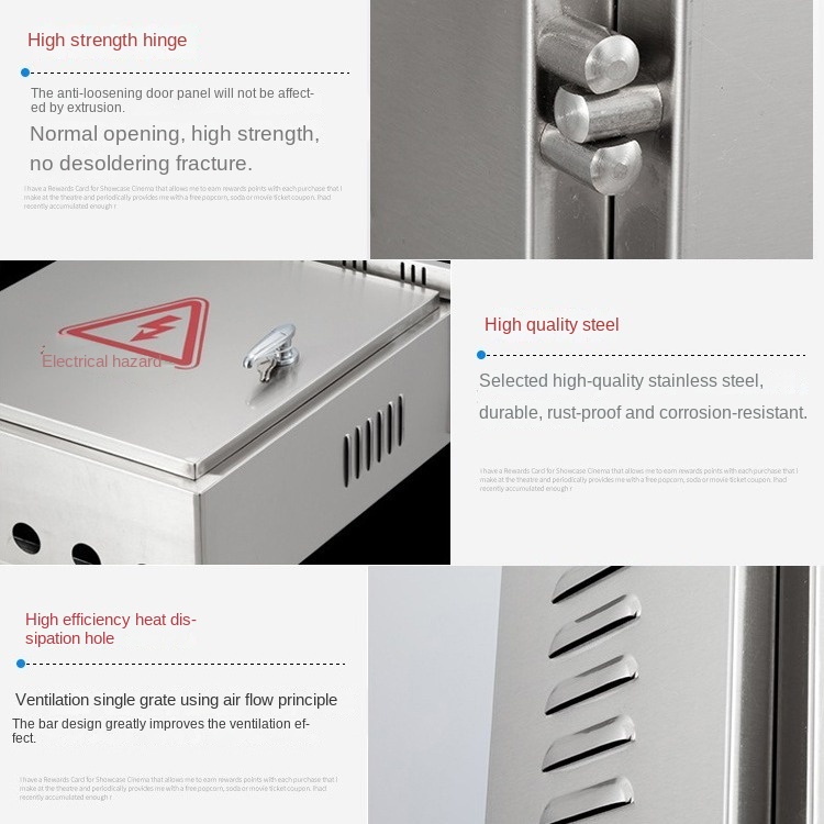 Stainless steel distribution box 3