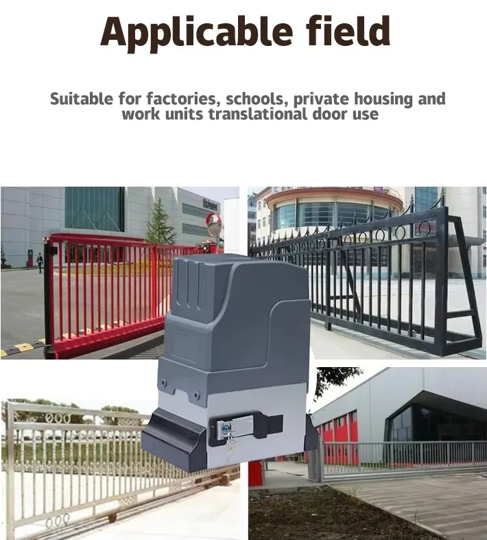 24V DC Sliding Gate Opener Electric Drive Motor