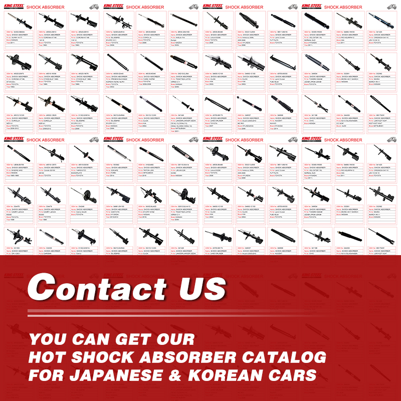 Steel Amortiguadores KYB Auto Suspension Part Coilover Spring Strut Car Shock Absorber for Suzuki Mazda Subaru Daihatsu Isuzu