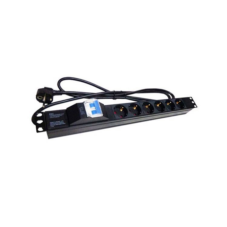 19inch 1U Germany Type 16 a EV Adjustable Telecom DC Electric Vehicle Power Distribution Unit