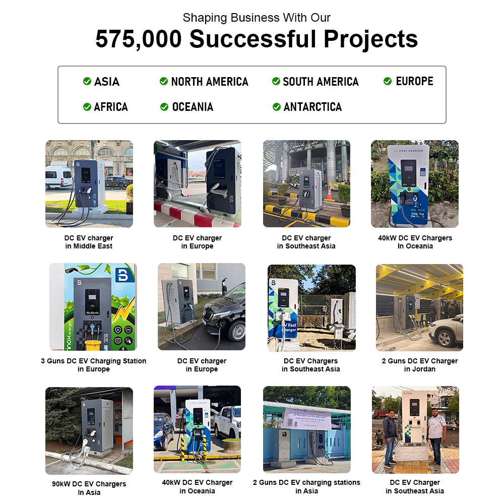 BENY New IP55 Commercial 360kw Liquid Cooling Floor-mounted DC Fast EV Charging Station DC CCS Electric Vehicle Car Charger