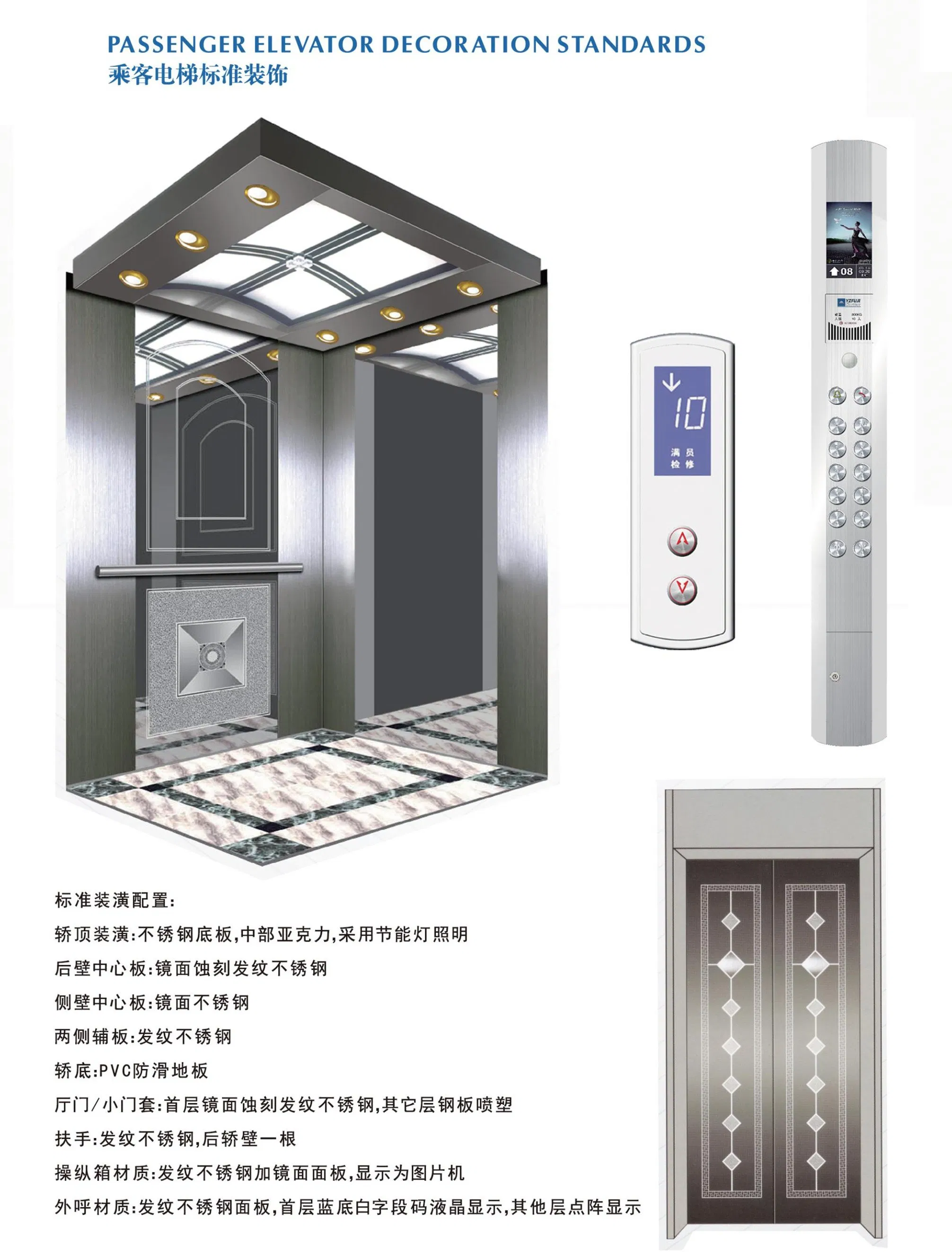 Passenger Lift Elevator with Residential Buildings