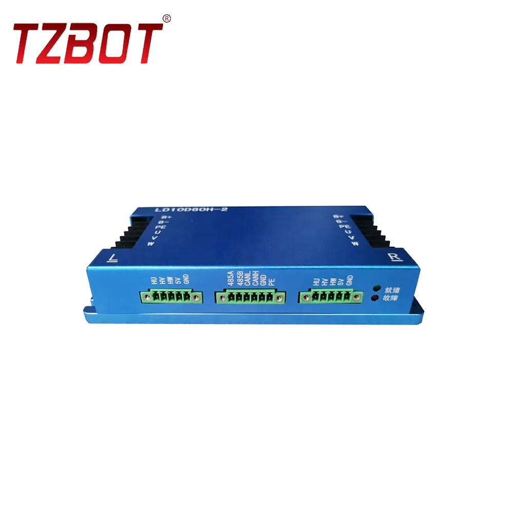 High-Performance DC Servo Motor Driver Blue Dual Channel Motor Speed Controller for BLDC Motor with 16~62VDC Range Small Electric Vehicle (LD10D60H-2)