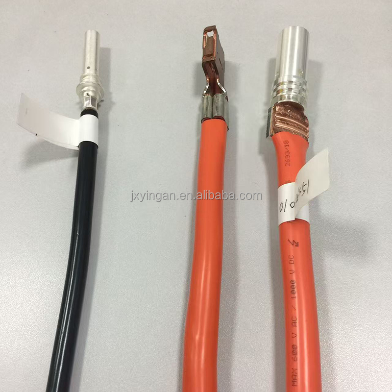 Custom High Voltage EV Cable Assembly Electric Construction Vehicle Charging Port Wiring Harness for New Energy Vehicle OEM