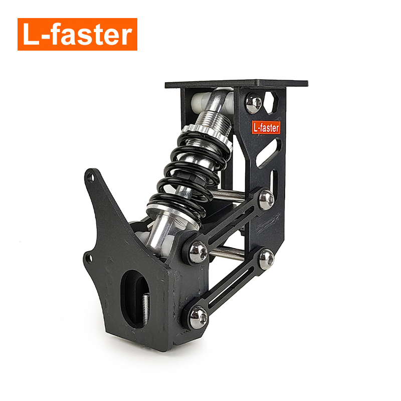 L-faster 2 PCS Customized Spring Shock Absorption Suspension Bracket for Single Axle Electric Hub Wheel Motor