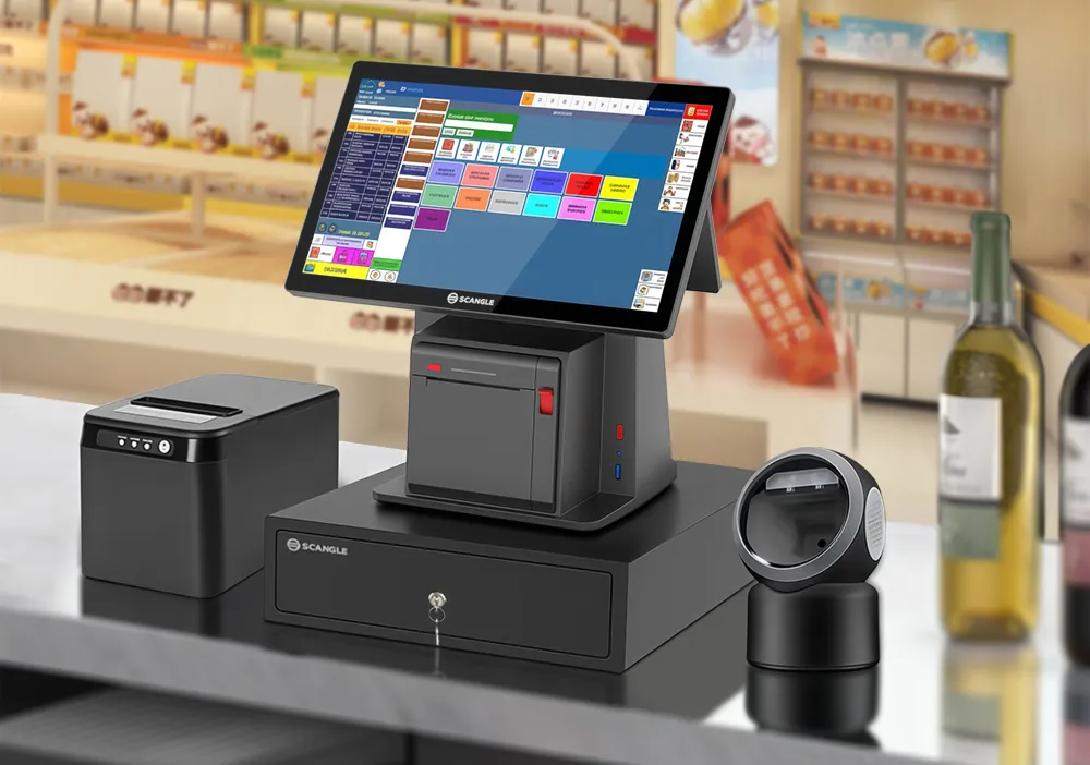 Dual screen POS terminal design