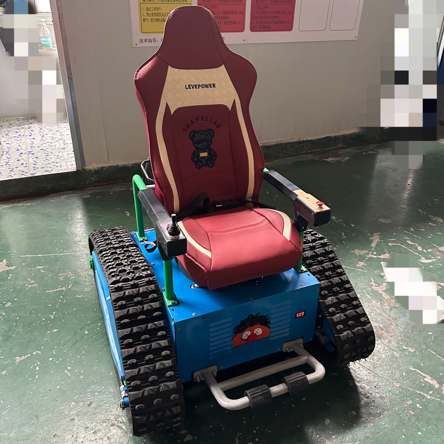 All terrain wheelchair view 1