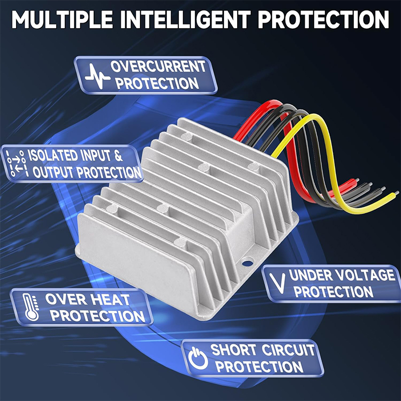 Good Quality boost 5V 12v 19V 24v 36V 48V 60V 72V 5A 10A 12A 13.8A 15A 20A 40A 60A Power Dc to Dc Converter for Boat