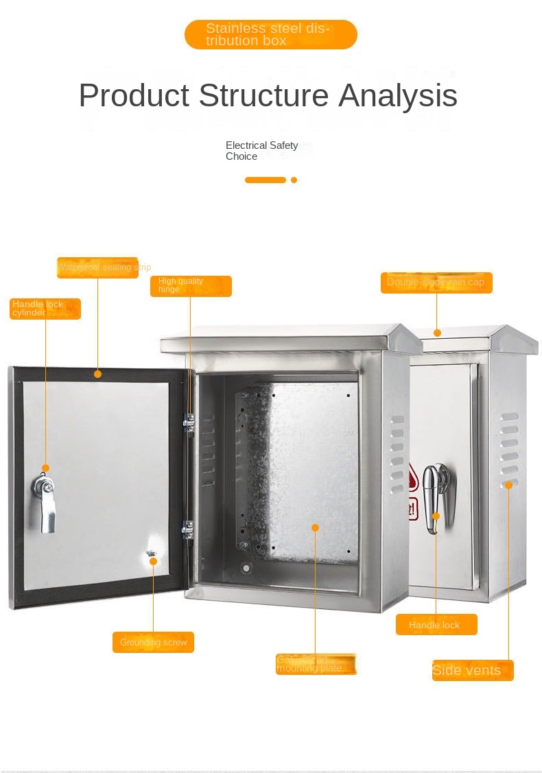 Stainless steel distribution box 4