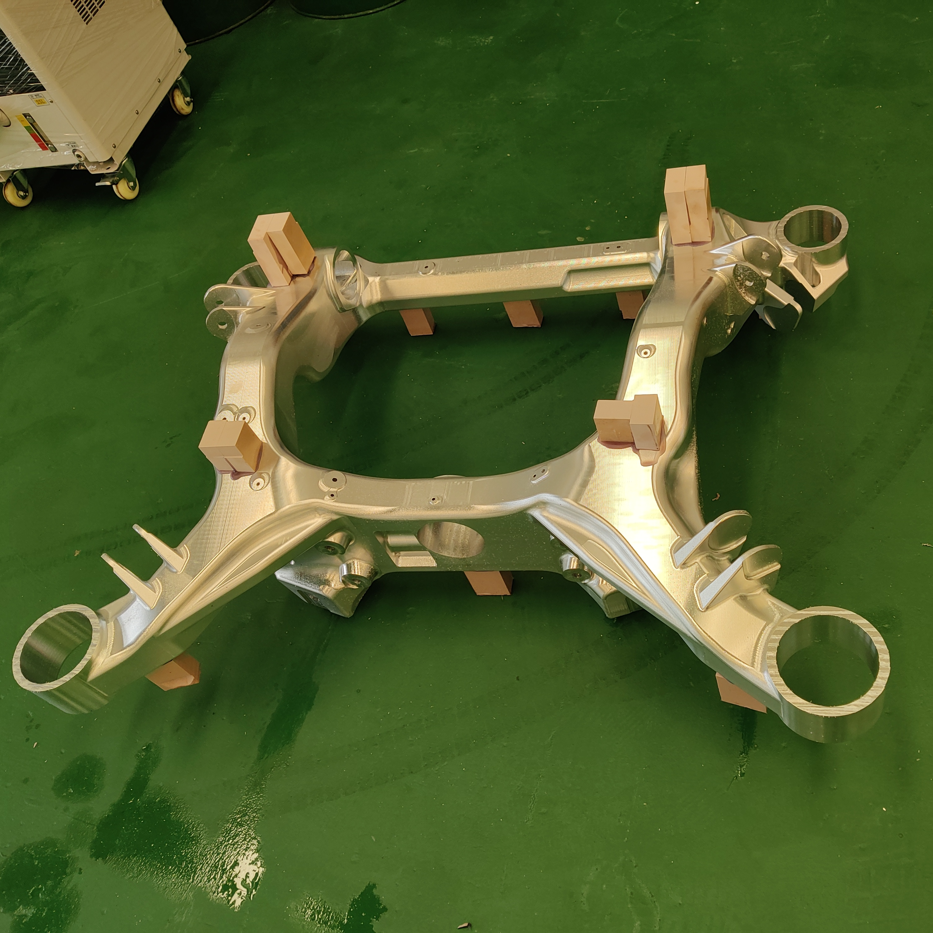 Chassis Frame CNC Fabrication Lightweight Design Components Oversize Parts Machining Custom Precision Machining