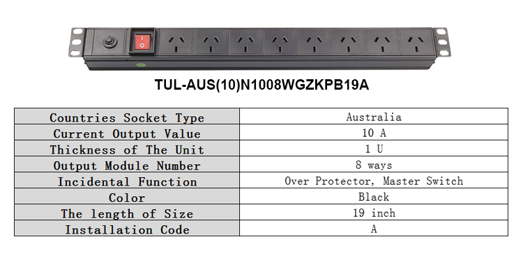 Ev Electric Vehicle Power Distribution Unit for Cabinet 19 Australia