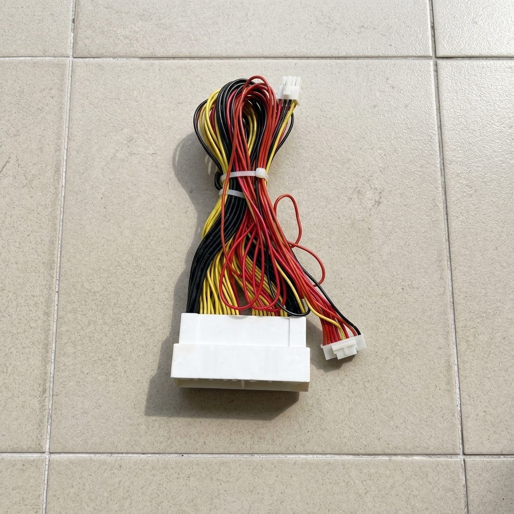 Custom Engineered Silicone Rubber and PVC Insulated Wire Harness for High Voltage Automotive Applications