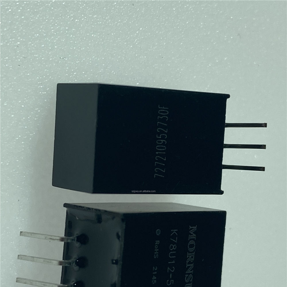 K78U12-500L Single Output DC-DC Converter 12V 1A 90.5% Efficiency Through Hole Mounting