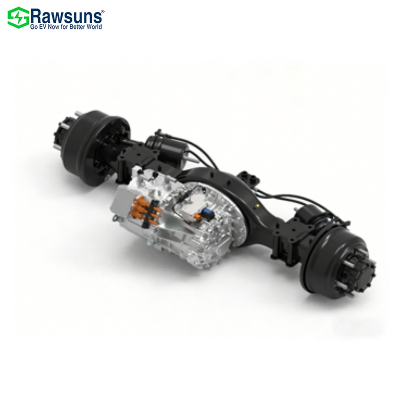 READ10000 Drivetrain Rear Axle EV Conversion Kit 100/200kw E-Axle Powertrain Assembly 10T/12T Logistic Vehicle Truck High Torque