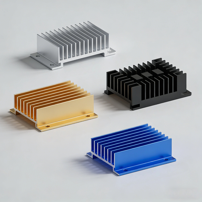 High Precision 3/4/5 Axis CNC Aluminum Heat Sink 0.05mm Tolerance For Cooling Systems Electronic Devices Custom Cooling Parts