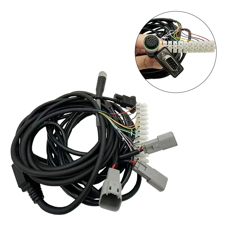 Custom Waterproof Plug Wiring Harness Engineering Vehicle Automotive Modification Wiring Terminal Harness