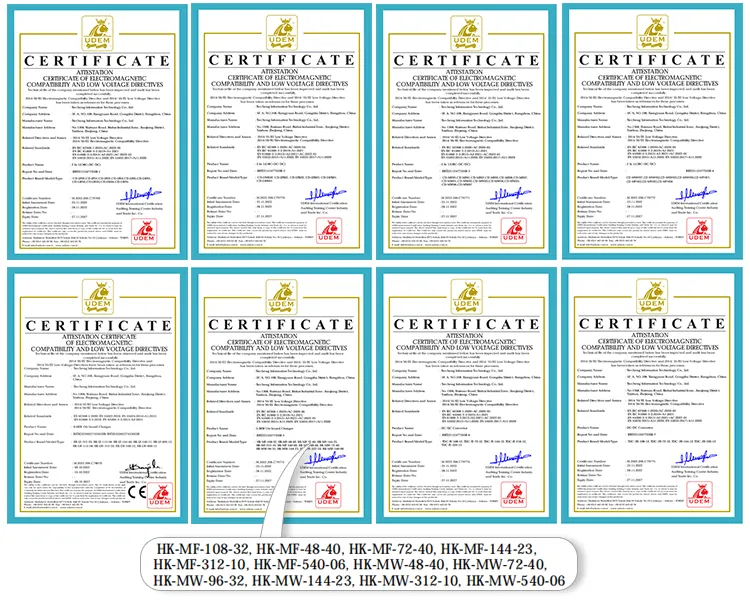 Certifications