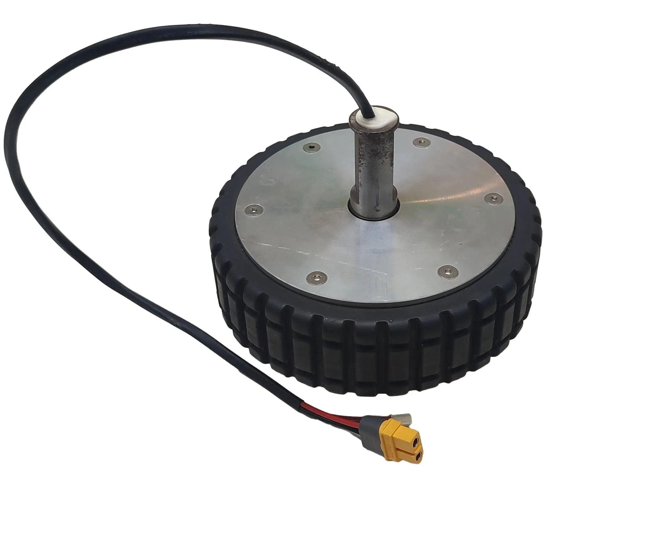 5.5inch 24V 200rpm Electric Brushless DC Drive Wheel Hub Motor for Robot