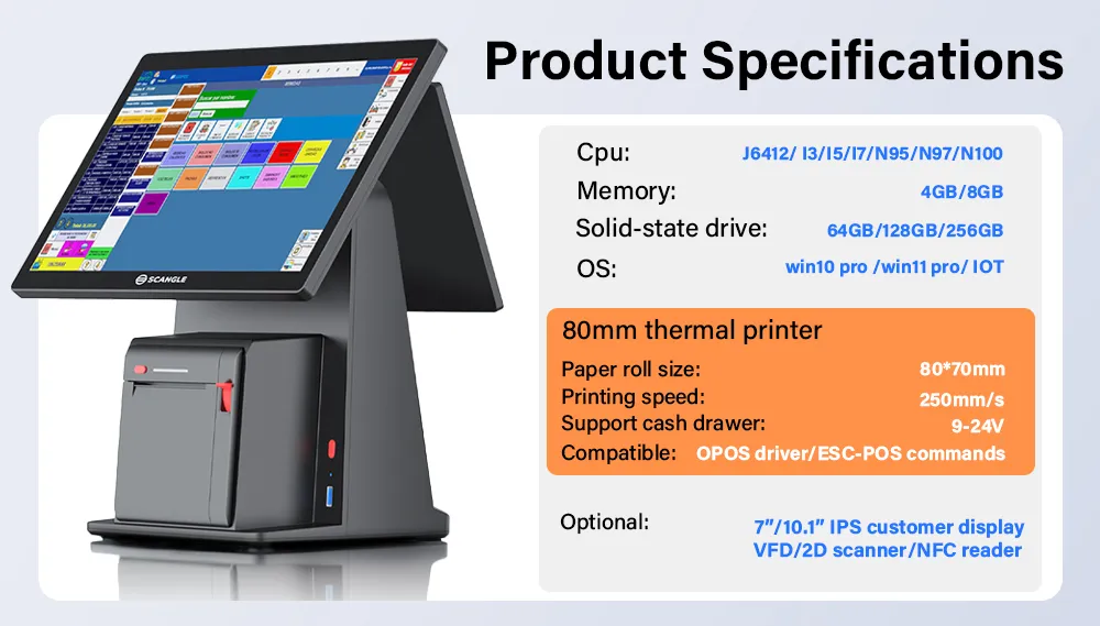 Touch Screen POS system design