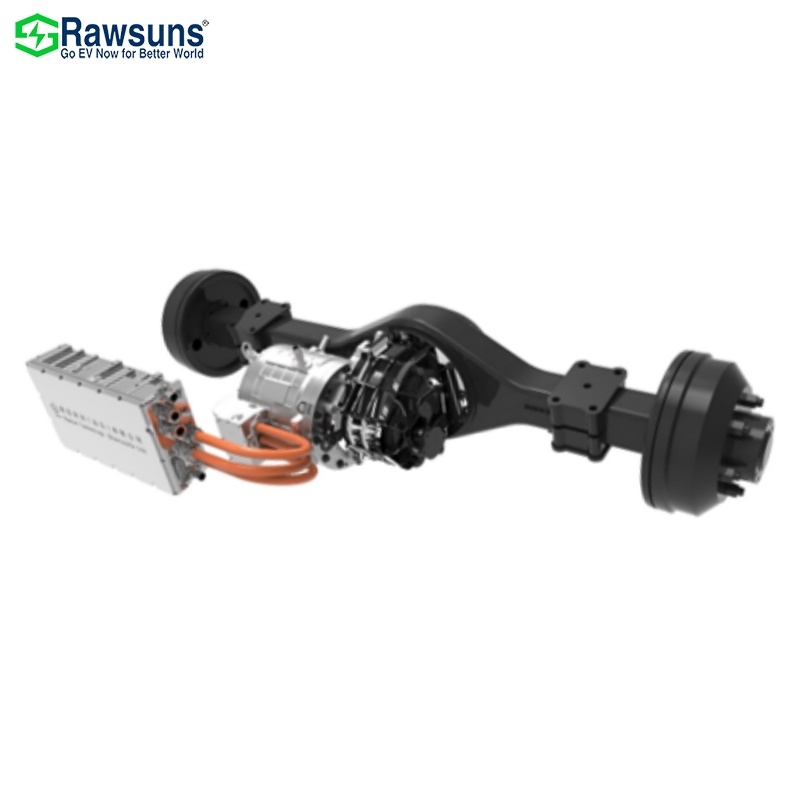 READ10000 Drivetrain Rear Axle EV Conversion Kit 100/200kw E-Axle Powertrain Assembly 10T/12T Logistic Vehicle Truck High Torque