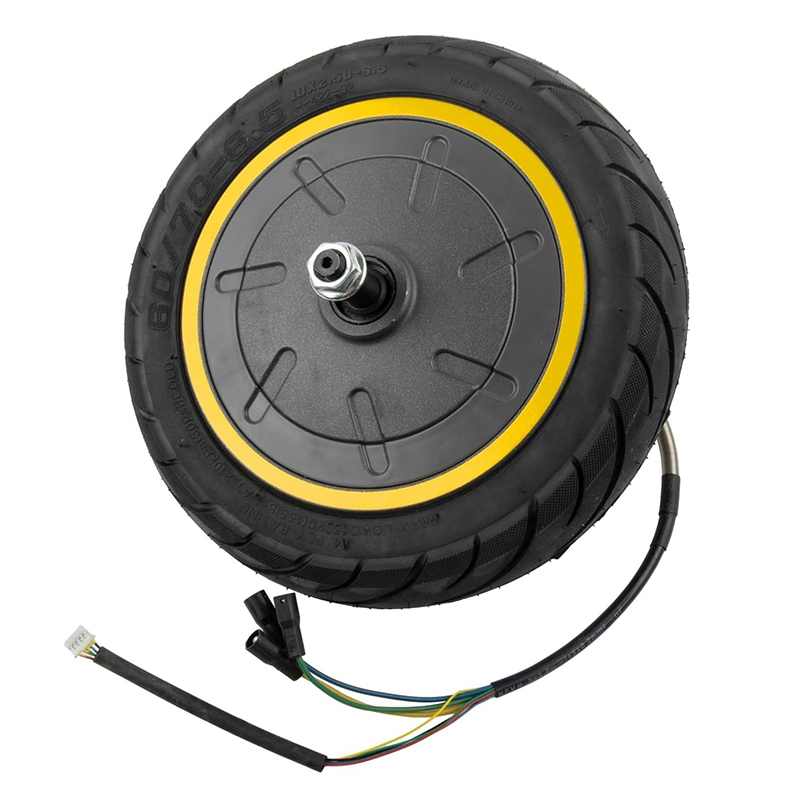 Rear Drive Wheel Solid Rubber Tire Brushless DC BLDC Motor Electric Scooter Hub Motor