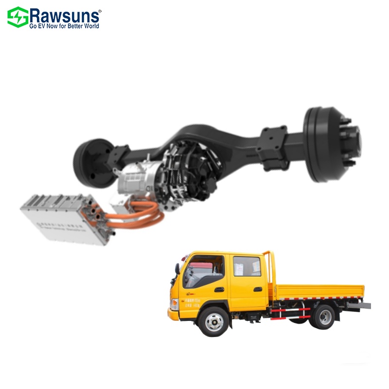 READ10000 Drivetrain Rear Axle EV Conversion Kit 100/200kw E-Axle Powertrain Assembly 10T/12T Logistic Vehicle Truck High Torque