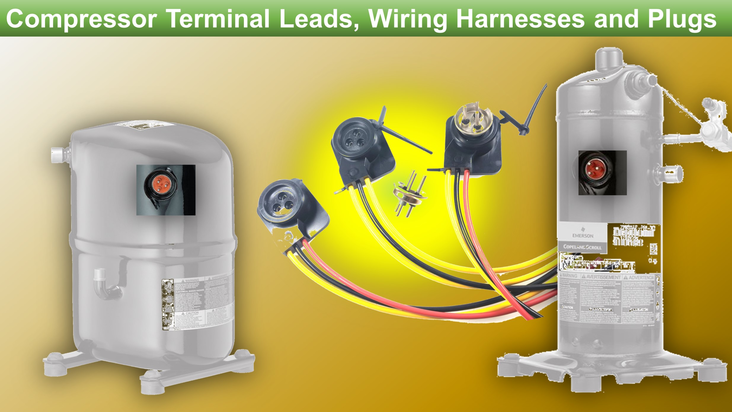 Molded Compressor Plug Fit Carrier Air Conditioner