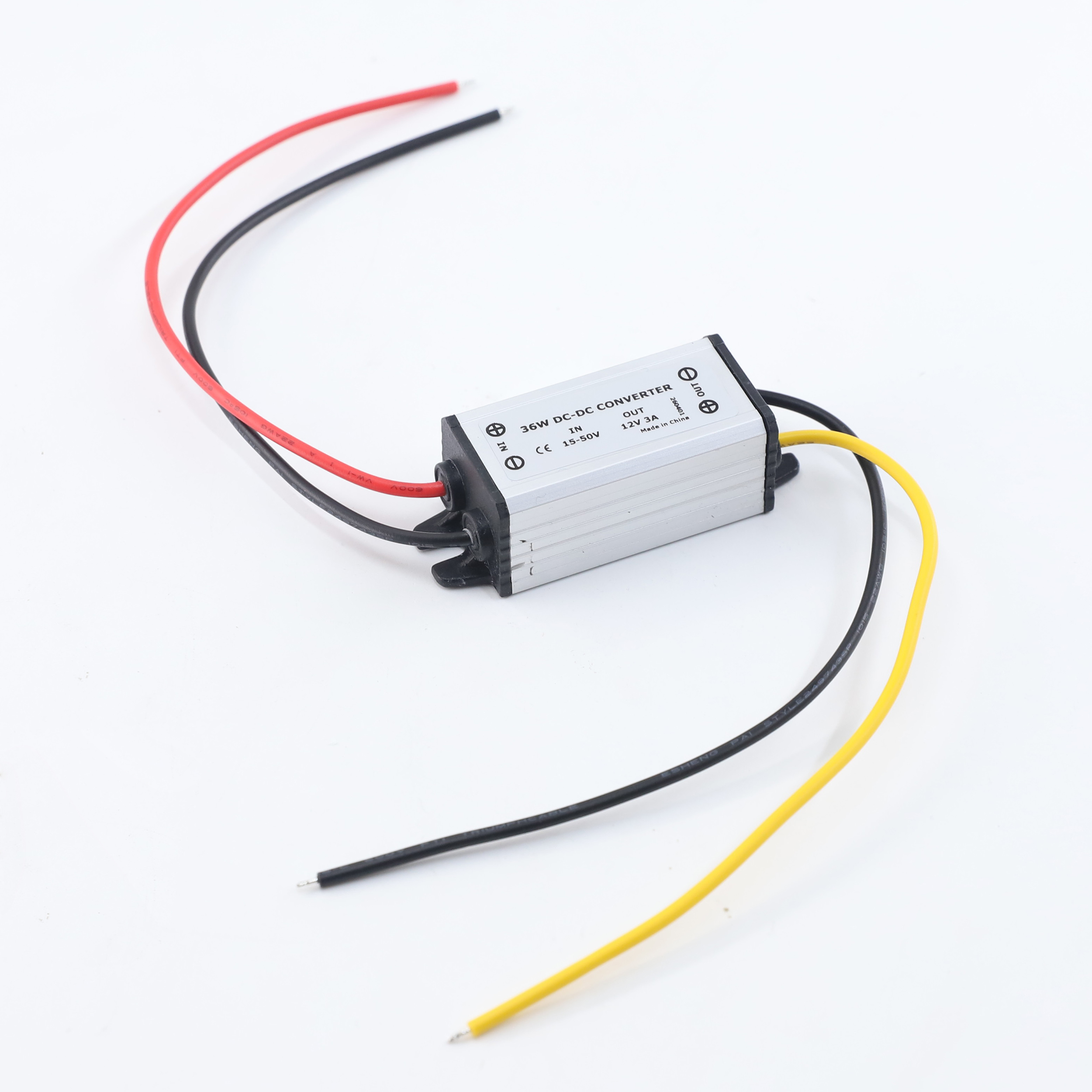 Waterproof 36W DC-DC Converter 24V to 12V Step Power Supply for Industrial Motor Electric Vehicle Home Appliance High Efficiency
