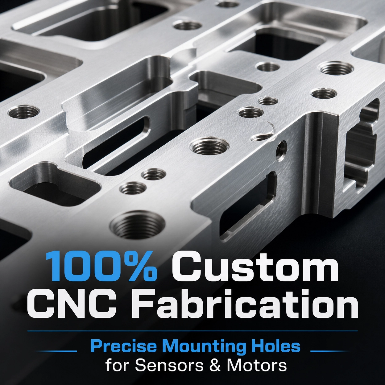 Lightweight RGV Chassis Frame Aluminum Profiles | High-Strength CNC Fabricated Structural Components for AGV Shuttles