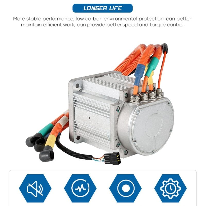 Electric DC Motor 155 BLDC Motor DC60V/72V MID Drive Motor Kit