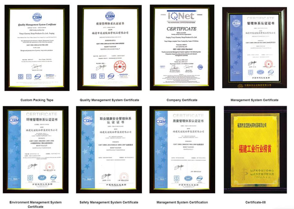 Quality Certifications