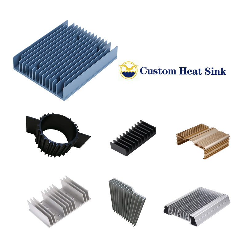 Super Quality Custom Aluminum Profile Extruded Aluminum Heatsink Cooling Fin