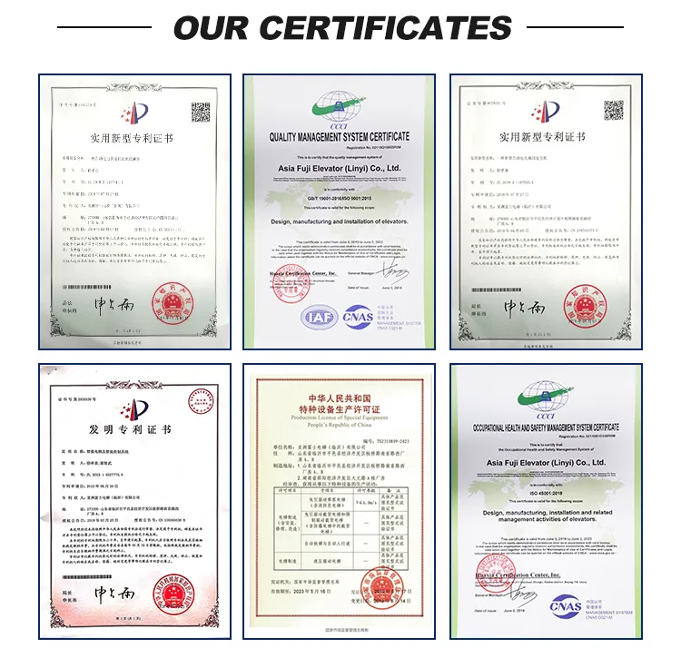 Certificates