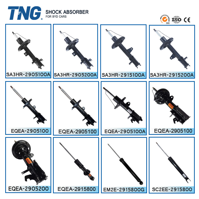 For BYD 2022 Han EV Han DM Suspension Front and Rear Damping Adjustable Shock Absorbers