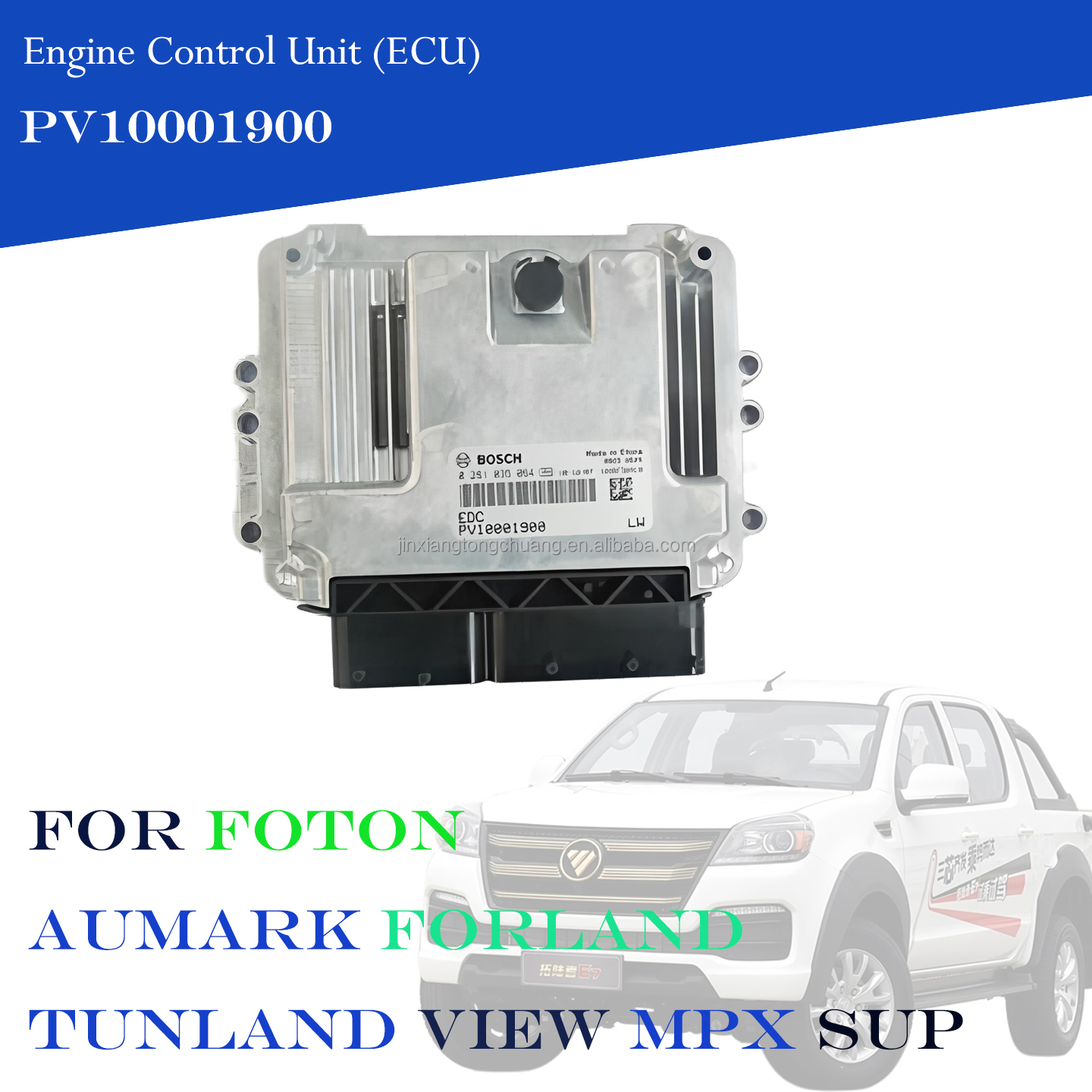 PV10001900 Engine Control Unit (ECU) for Foton Tunland SUP VIEW MPX TOANO Pickup Aumark Original Parts NEW Wholesale