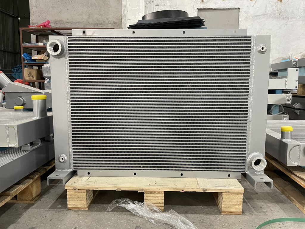 Custom Intercooler With Internal Baffles For Optimized Flow Distribution Maximizes Heat Exchange Efficiency