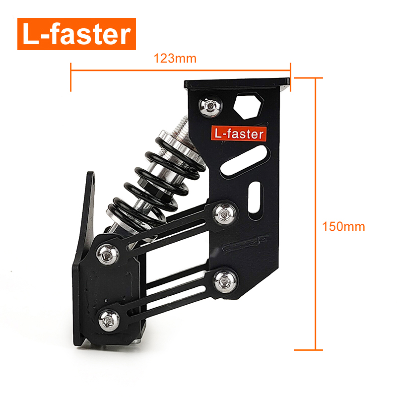 L-faster 2 PCS Customized Spring Shock Absorption Suspension Bracket for Single Axle Electric Hub Wheel Motor