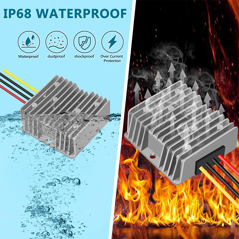 Good Quality boost 5V 12v 19V 24v 36V 48V 60V 72V 5A 10A 12A 13.8A 15A 20A 40A 60A Power Dc to Dc Converter for Boat
