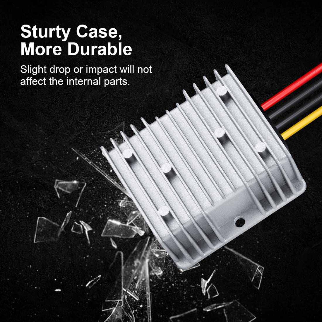 Calculus 12V to 48V DC Step up Converter 1.5A 72W Single Output IP68 Waterproof Aluminum Alloy