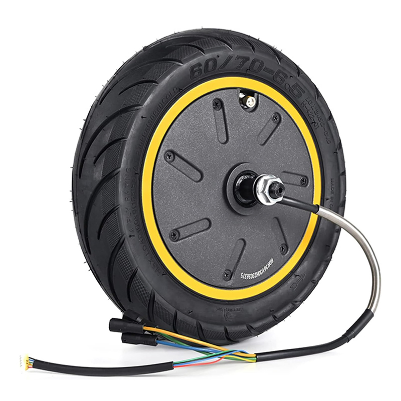 Rear Drive Wheel Solid Rubber Tire Brushless DC BLDC Motor Electric Scooter Hub Motor