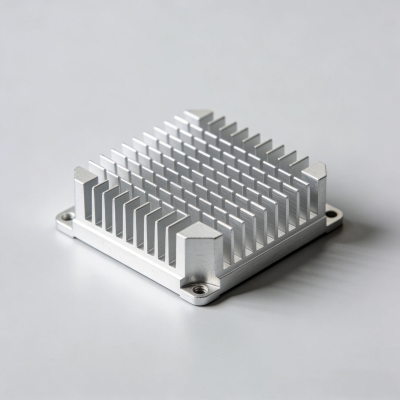 High Precision 3/4/5 Axis CNC Aluminum Heat Sink 0.05mm Tolerance For Cooling Systems Electronic Devices Custom Cooling Parts