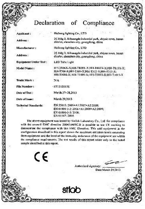 Certification Item 1