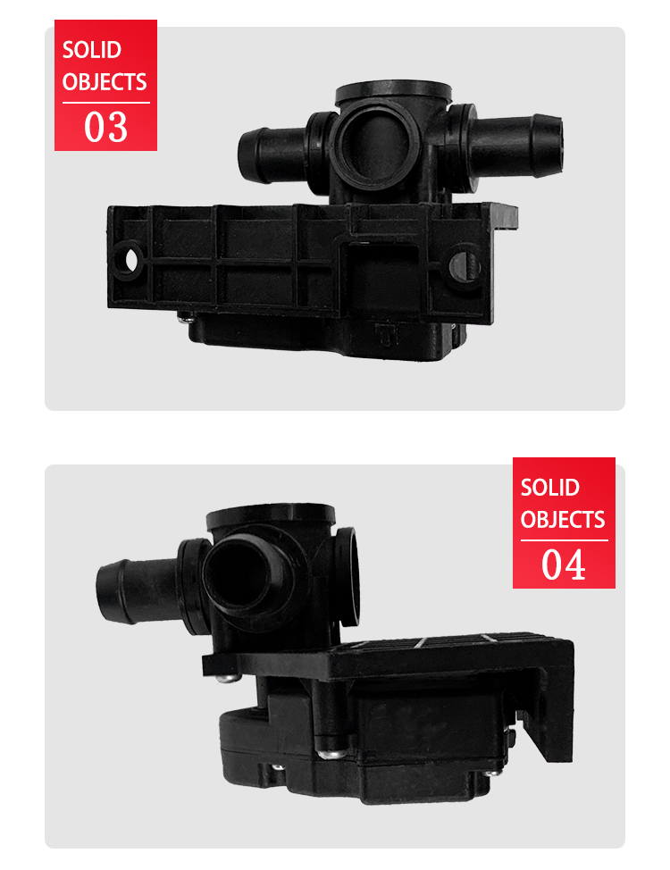 EV Parts Auto Cooling 3 Way Heater Water Valve 4