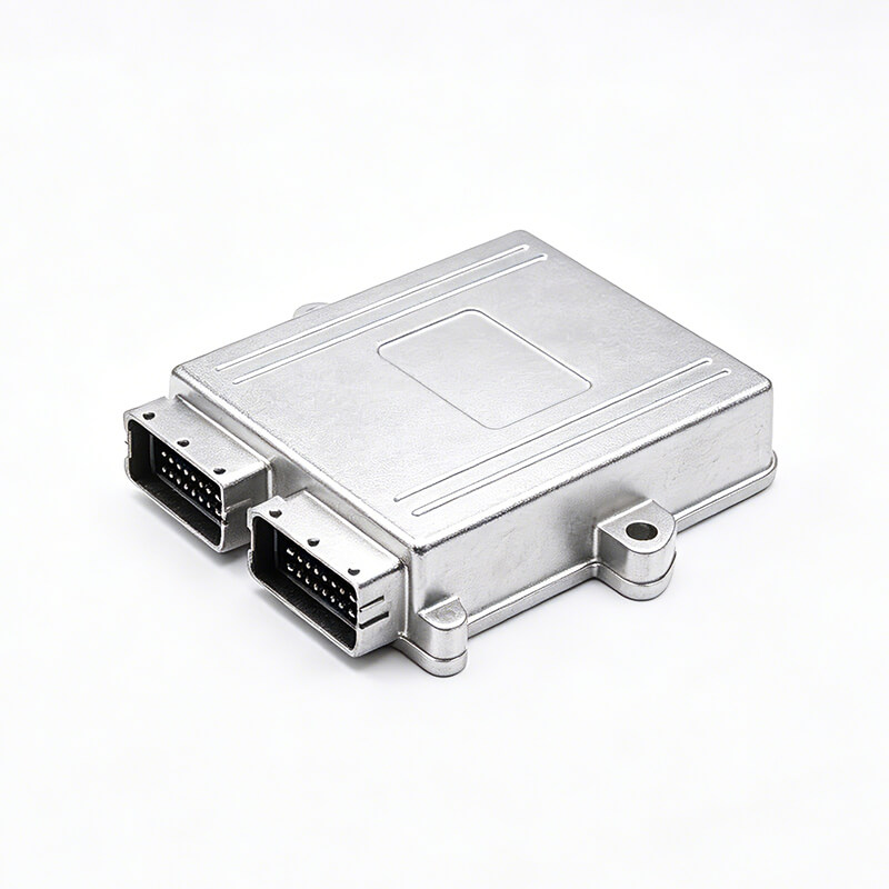 Vehicle Control Unit 2 Holes 24 Pin Auto ECU VCU Aluminum Case Custom Die Casting Parts
